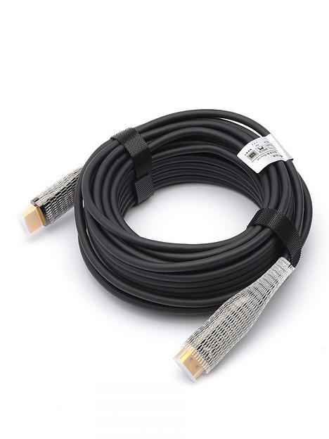 Кабель HDMI 10 м (HIGH speed, Metal gold, Optical) 8K VER 2.1 ATcom HDMI (m) - HDMI (m) 10 м (AT8880) фото 8