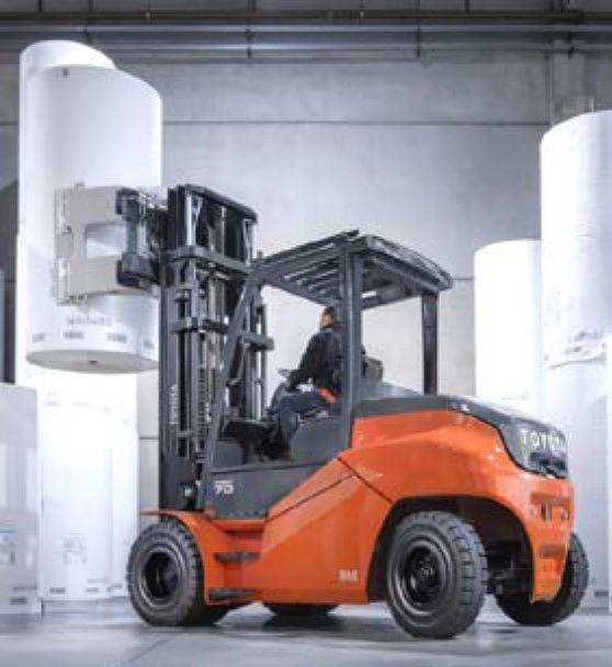 Электропогрузчик Toyota 9FBН80Т вилочный четырехколесный фото 8