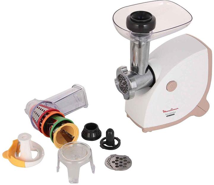 Мясорубка Moulinex ME476132 2000Вт белый фото 3