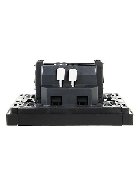 FORTE&PIANO Выключатель 1-клавишный 10А FP101 черный IEK фото 5