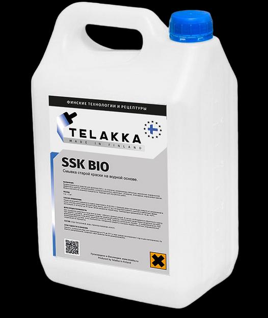 Средство для удаления старой краски с металла, с дерева, с бетона TELAKKA SSK BIO 5л фото 1