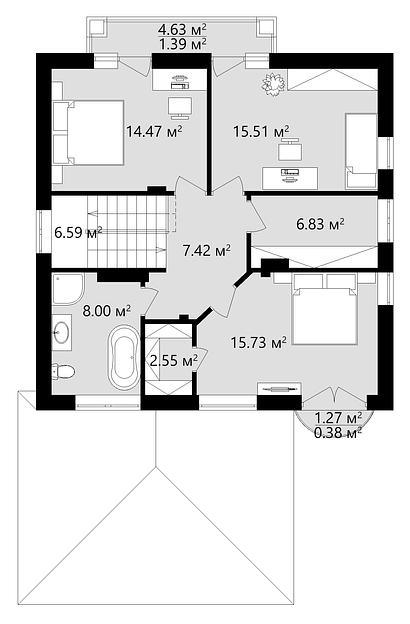 Проект дома KDR – 22 фото 4