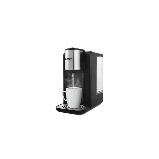 Термопот KitFort КТ-2502, черный и серебристый фото 1