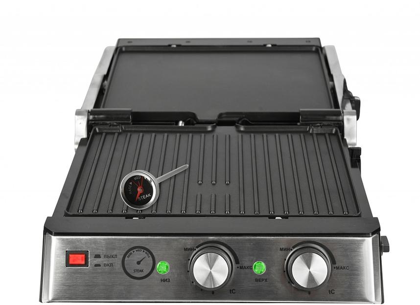 Электрогриль GFGril GF-165 2000Вт черный/серебристый фото 8