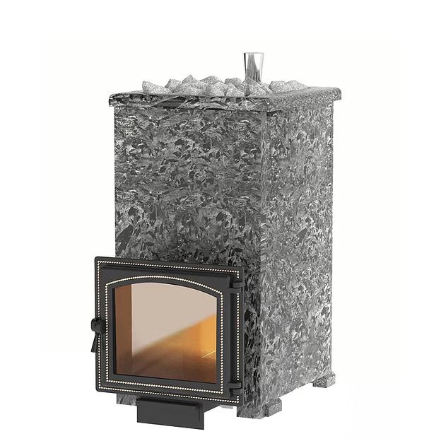 Печь в облицовке «Легенда Русский пар 18» Пироксенит Элит, S-40 фото 1