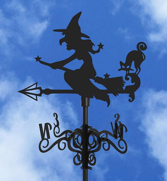 Флюгер «Баба Яга» ОПТ фото 1