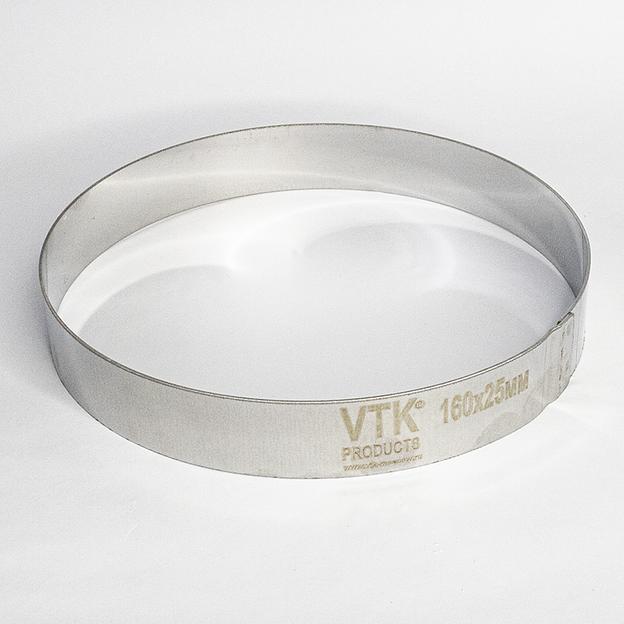 Форма для выпечки и заморозки Кольцо диаметр 160 мм высота 25 мм фото 1