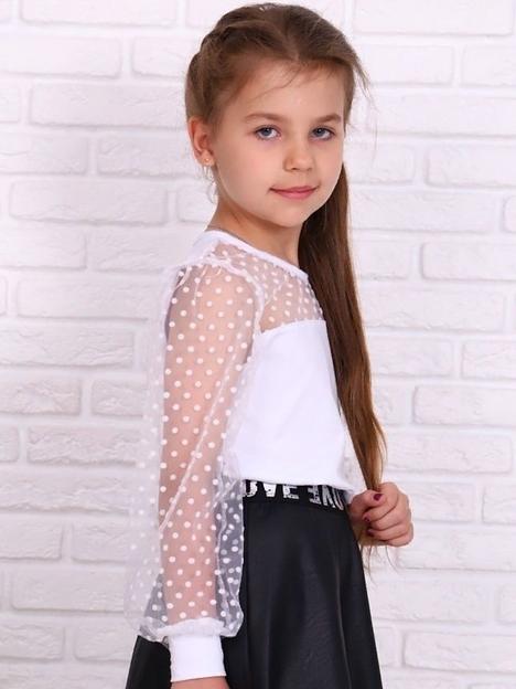 Джемпер «Бажена» белый опт фото 2