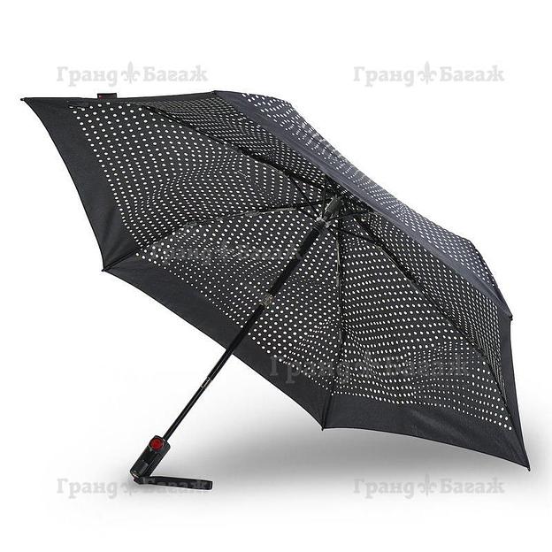 Зонт Knirps женский автомат TS.200 Slim Medium Duomatic BOLERO BLACK ECRU 9542004933 фото 3