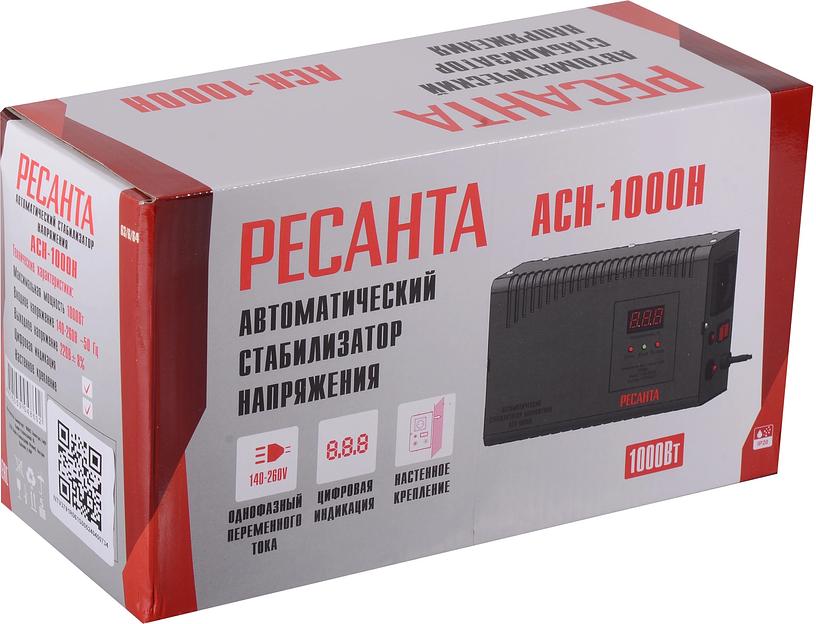 Стабилизатор напряжения Ресанта АСН-1000 Н однофазный серый (63/6/64) фото 7