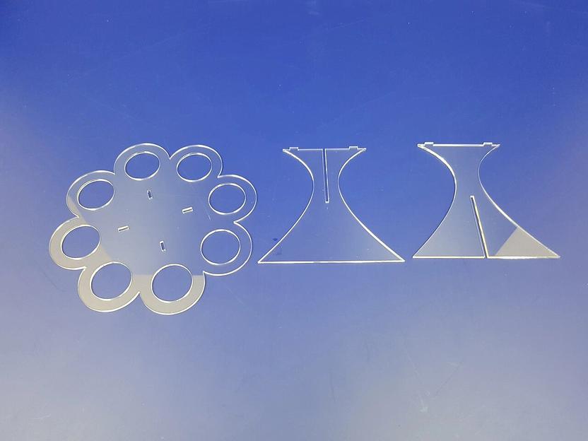 Подставка для 8 рожков мороженого круглая сборно разборная.. фото 3