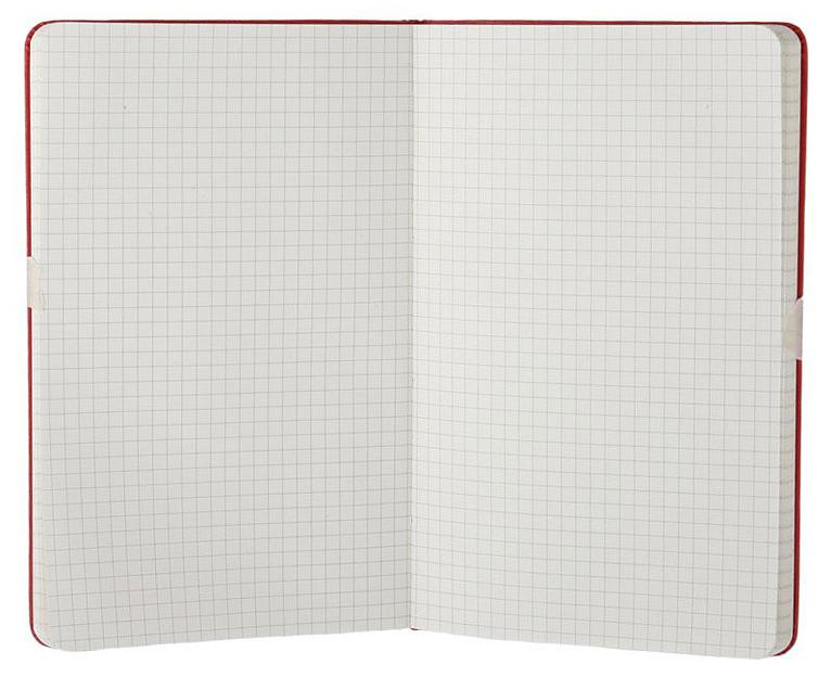 Блокнот Moleskine CLASSIC QP061R Large 130х210мм 240стр. клетка твердая обложка красный фото 2