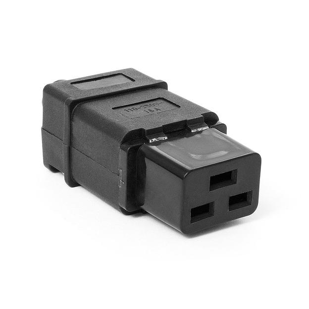 Вилка Lanmaster LAN-IEC-320-C19 IEC 60320 C19 16A 250V black фото 1