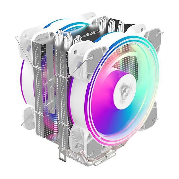 H120D (White) TDP: 200W Product Dimensions:123x154x106mm Heatsink Dimensions:154x123x58mm Heatsink Weight:518g Heat Pipe:O6mmx6pcs Fan Dimensions-:120x120x25mm фото 1