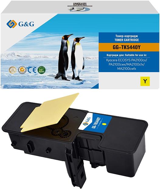 Картридж лазерный G&G GG-TK5440Y TK-5440Y желтый (2400стр.) для Kyocera ECOSYS PA2100cx/PA2100cwx/MA2100cfx/MA2100cwfx фото 1