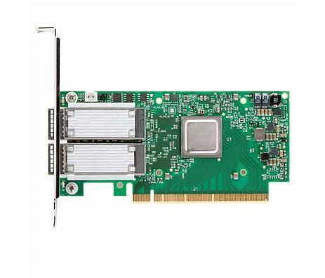Сетевой адаптер PCIE 100GB DUAL PORT MCX516A-CCAT MELLANOX фото 1