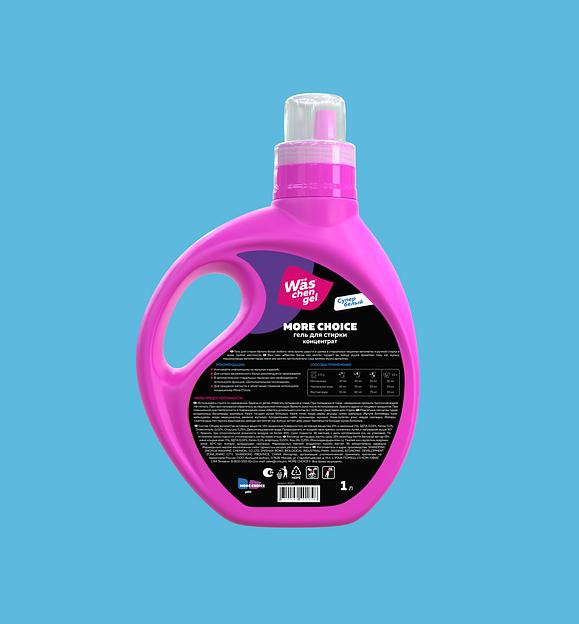 Гель для стирки белого белья More Choice Wäs chen gel White 1 л, опт фото 5