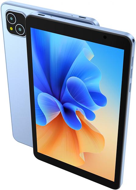 Планшет Digma Q8 SC9863A (1.6) 8C RAM3Gb ROM32Gb 8" IPS 800x1200 4G 2Sim Android 14 голубой 5Mpix 2Mpix BT WiFi microSD 128Gb 4500mAh фото 6