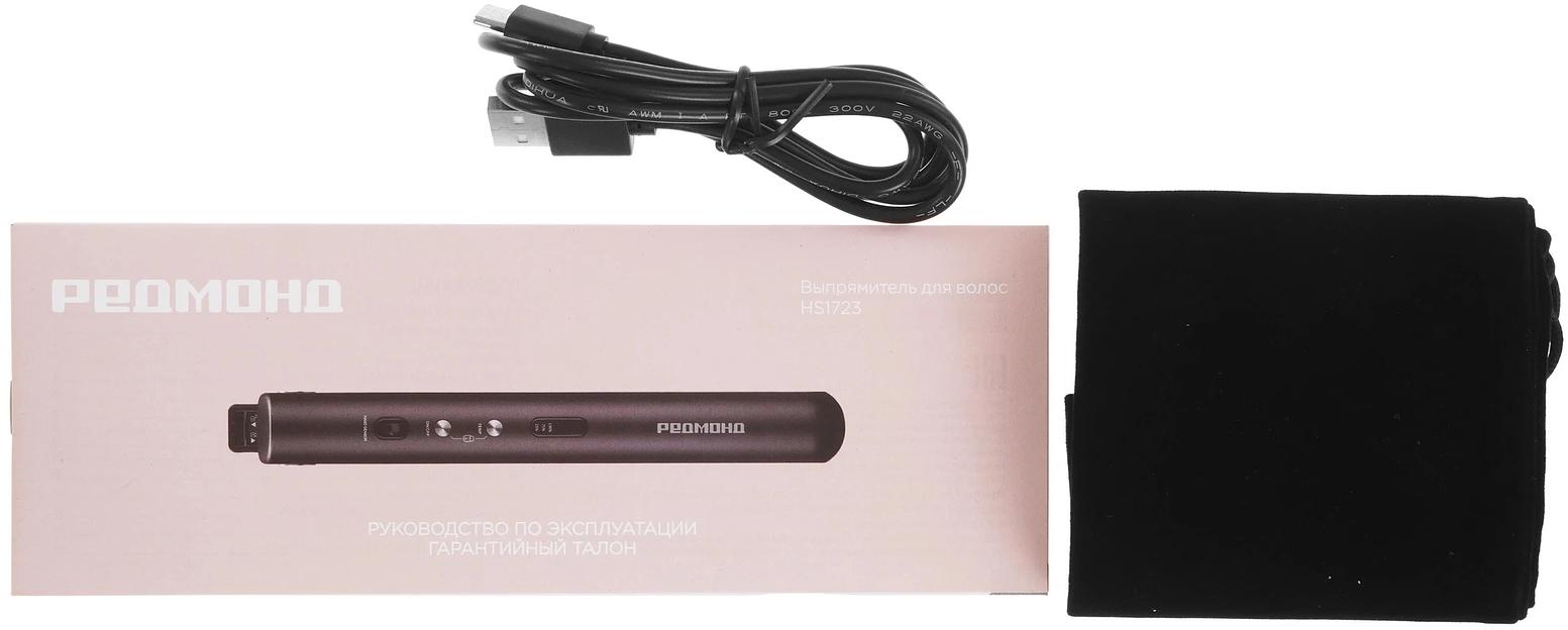 Выпрямитель Редмонд HS1723 70Вт черный макс.темп.:220С фото 7