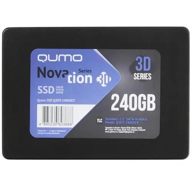 QUMO SSD 240GB Novation TLC Q3DT-240GSCY {SATA3.0} фото 1