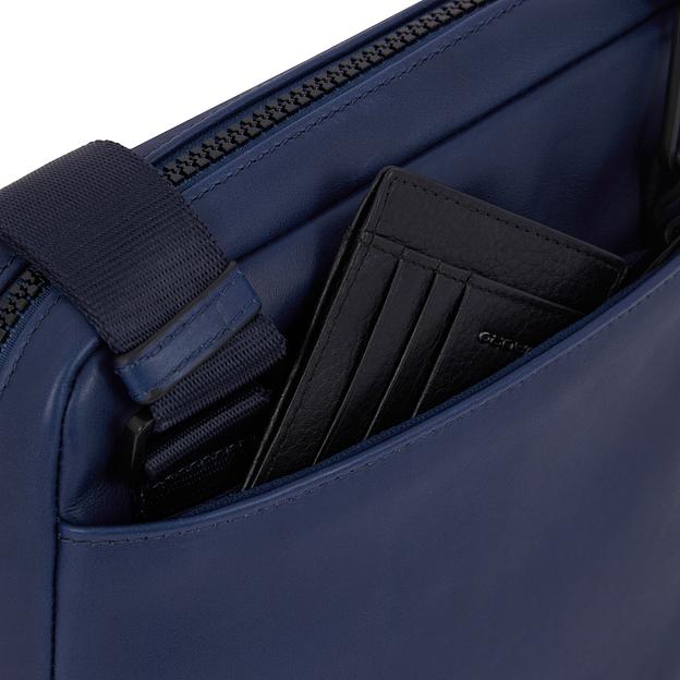 Сумка Piquadro Wollem CA1816W129/BLU синий полиэстер/натур.кожа фото 2