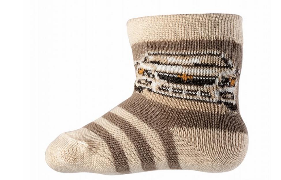 Носки в гладь с рисунком Машинка, Опт фото 1