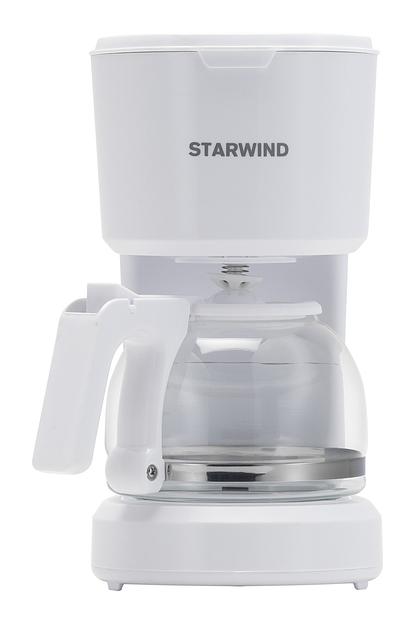 Кофеварка капельная Starwind STD0611 600Вт белый фото 2