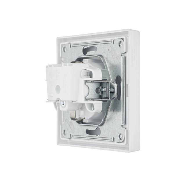 ARTGALLERY розетка с заземлением, 16А, механизм, белый фото 7