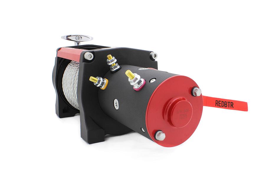 Лебедка автомобильная 12В 6000 lbs стальная ОПТ фото 4