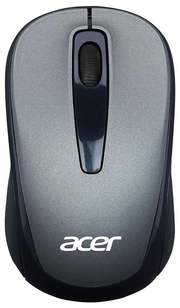 Мышь Acer OMR134 серый оптическая (1000dpi) беспроводная USB для ноутбука (3but) фото 1