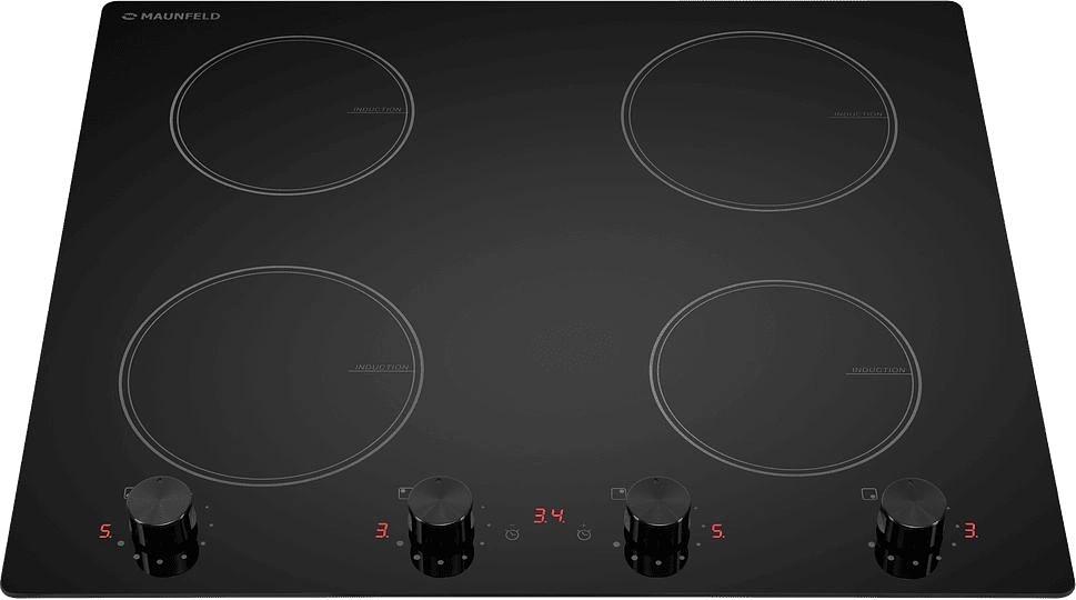 Индукционная варочная поверхность Maunfeld CVI594MBK2 черный фото 2