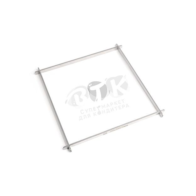Рамка для конфет и шоколада 200х200х10 мм нержавеющая сталь фото 2