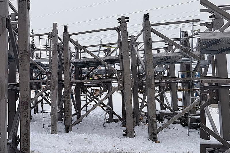 Башенный кран WA6013-8 фото 5