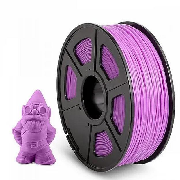 Филамент NVPRINT ABS Purple для 3D печати диаметр 1.75мм длина 330 метров масса 1 кг фото 1