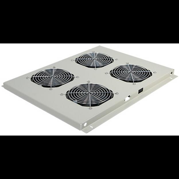 Блок вентиляторов для шкафов TFC глубиной 960мм, 4 вентилятора, серый фото 1