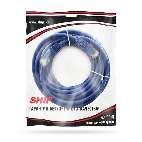 Патч Корд SHIP S6025BL1000-P Cat.6 UTP LSZH RJ-45 10 м Синий Пол. пакет фото 2
