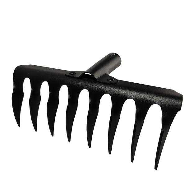 Грабли с черенком 100 см, 8 зубцов фото 2