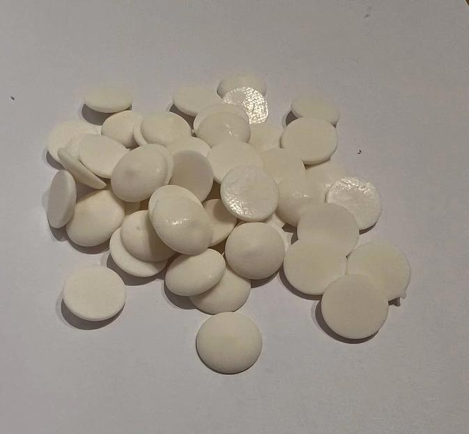 Глазурь кондитерская белая на пальмовом масле, 25 кг фото 1