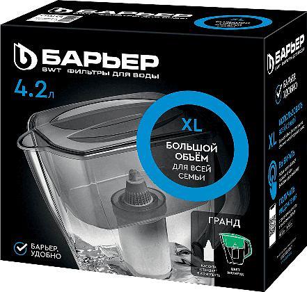 Кувшин Барьер ГРАНД изумруд зеленый 4.2л. фото 2