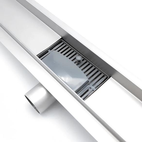 Трап (лоток) для душа 70 см с горизонтальный выпуском под кладку TIM, опт фото 4