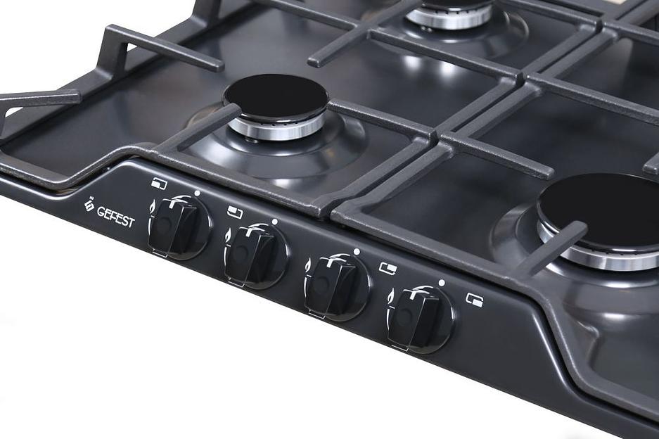 Газовая варочная поверхность Gefest ПВГ 1212 К2 черный фото 2