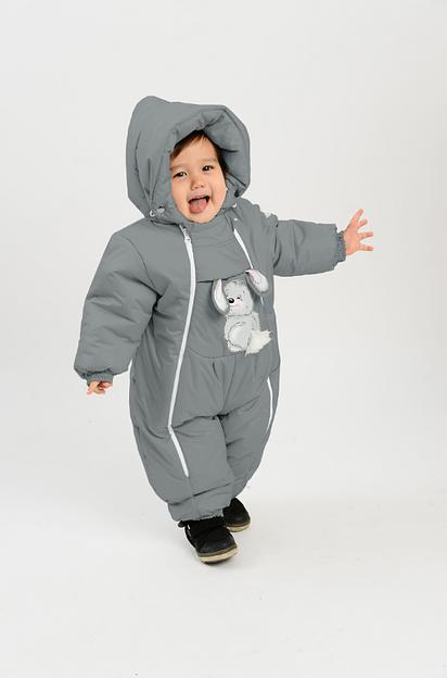 Комбинезон-конверт «Трансформер», Зима, Серый 147шм (62 см) фото 1