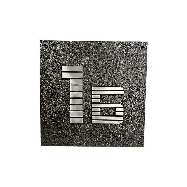 Адресная табличка на столб, колонну, забор в стиле «Модерн» АТ-013 опт фото 7