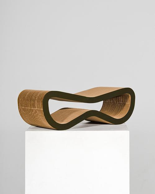 Когтеточка Слим с деревянным ободком, Эбен, опт  фото 1