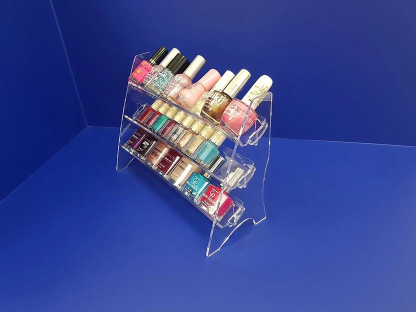 Полка для лаков 3 яруса (универсальная) фото 2