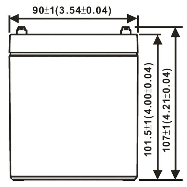 Аккумулятор WBR HRL1225W фото 3