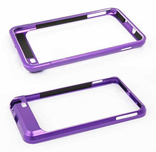 Бампер для Samsung Galaxy Note N7000/i9220, Sweet Armor металл (фиолетовый) ОПТ фото 3