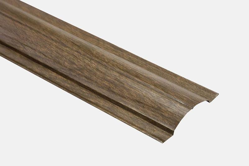 Круглый штакетник цвет дерева фото 3