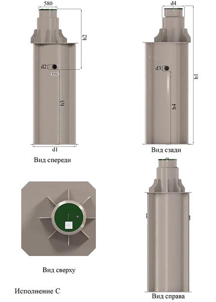 Жироуловитель промышленнный вертикальный «Хуран-С» фото 4