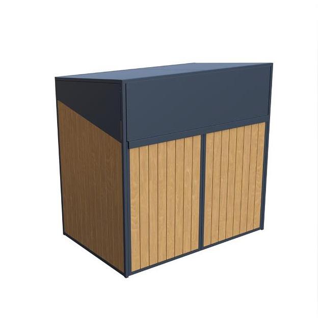 Контейнерный шкаф КШ-1 – 1500х1000х1500 - Малые архитектурные формы фото 1